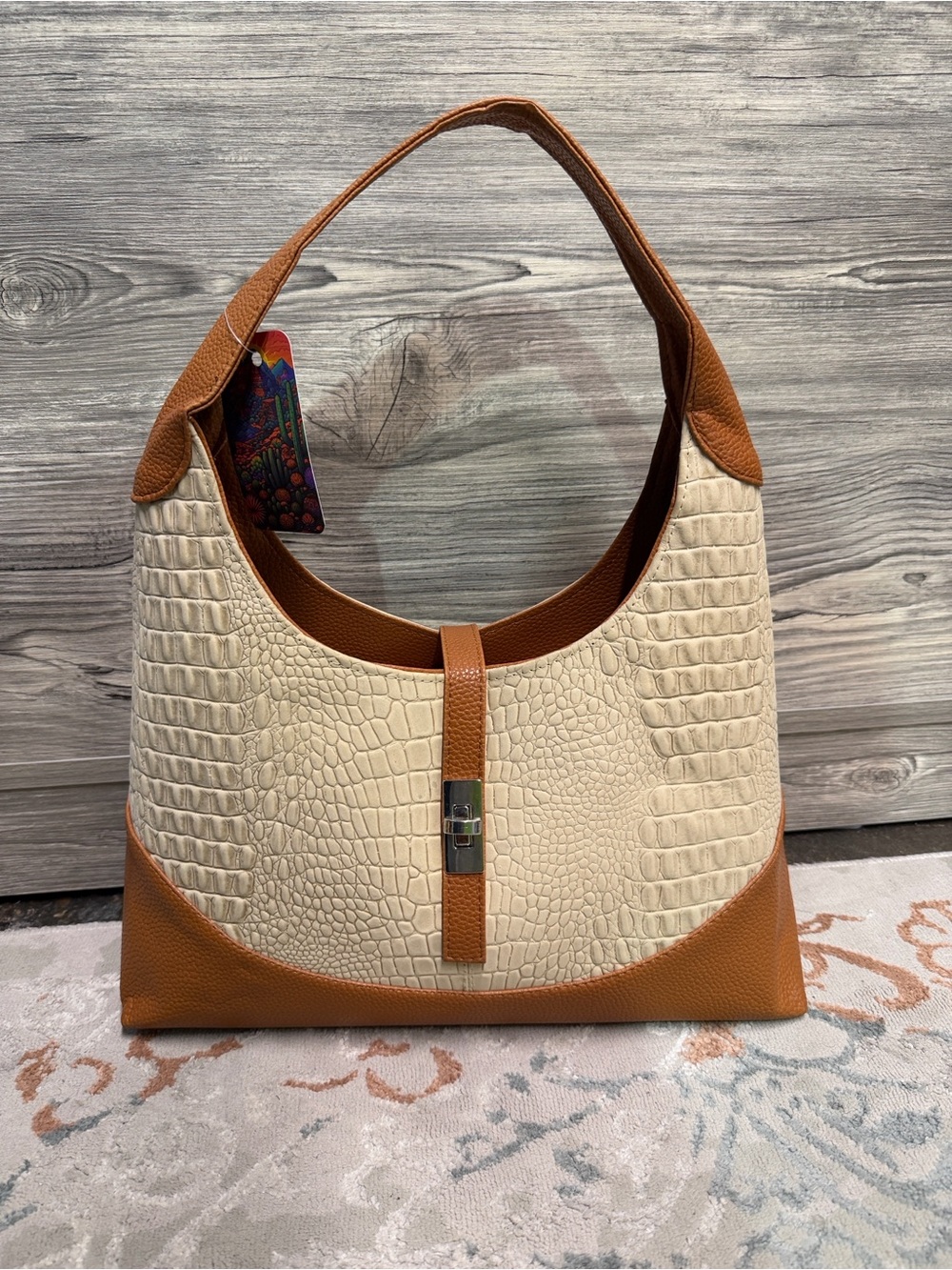 Artesanal Leather Tote Bag